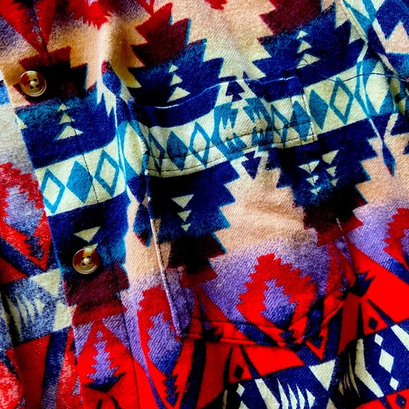 Colorful Patterned Flannel - Picture 3 of 4